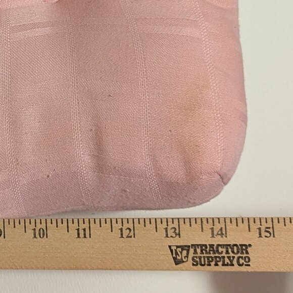 Vintage Barth and Dreyfuss Pink Checker Pattern Chair Cushion Fundraiser Item - Picture 9 of 12